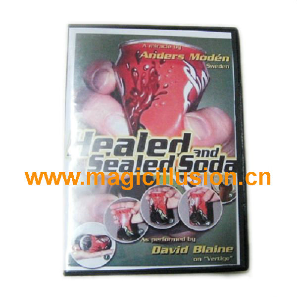 Healed and Sealed Soda trick DVD magic tricks